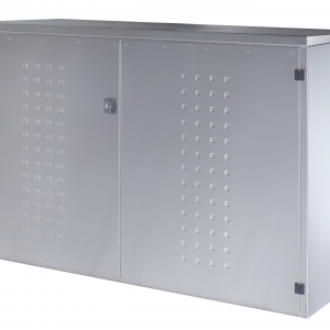 Gartenbox- Fahrradgarage FD mit Pultdach aus Edelstahl