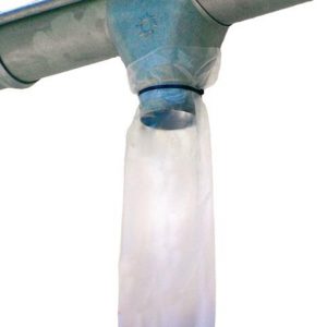 Fallrohrprovisorium FRP-100 neutral 100 µm L.100m B.200mm LDPE