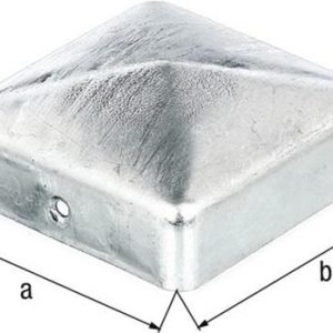 Pfostenkappe 70x70mm eck.flache Form TZN GAH - VPE: 10