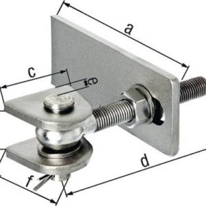 Torband 86x23x55x130x28x50mm STA roh GAH - VPE: 8