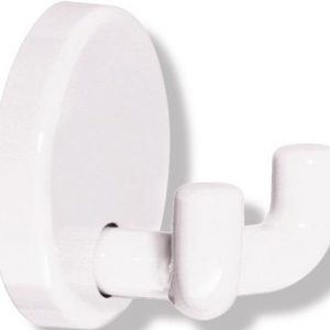 Doppelhaken 801.90.020 2 Hak.PA 99 reinweiß D.40mm A.31mm HEWI