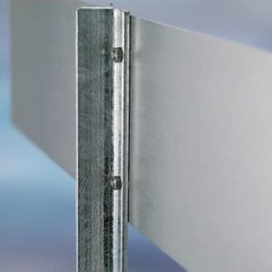 Stahlständer m. Bodenplatte H.500mm f. Parkplatzbeschilderung