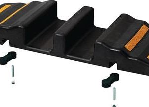 Gummi-Schlauchbrücke L850xB380xH90mm 6 Reflektorstreifen