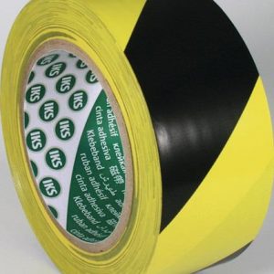 Bodenmarkierungsband F33 PVC schwarz/gelb L.33m B.50mm Rl.IKS