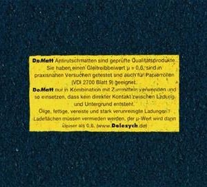 Antirutschmatte L500cm B25cm D8mm a.Granulat 1 Rl.DOLEZYCH