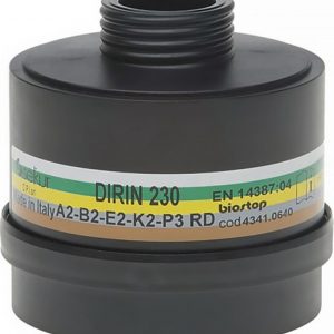 Mehrbereichskombifilter DIRIN 230 EN 14387, DIN EN 148-1 A2 B2 E2 K2-P3R D