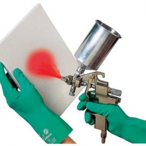 Chemiehandschuh Camatril 730 Gr.11 grün EN 388,EN 374 PSA III HONEYWELL - VPE: 10