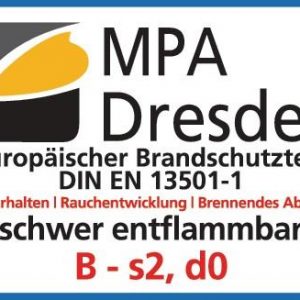 Spritzerschutzdecke JT 650 G1 E-Glasgew.m.einseit.Alufixbesch. L2000xB3000ca.mm