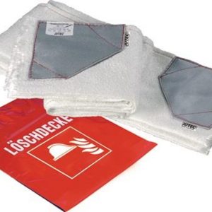 Löschdecke DIN EN 1869:2001 L1800xB1600mm Glasfasergewebe,frotteeartig JUTEC