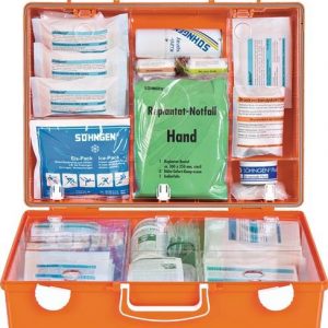 Erste Hilfe Koffer Beruf SPEZIAL Metallverarbeitung B400xH300xT150ca.mm orange