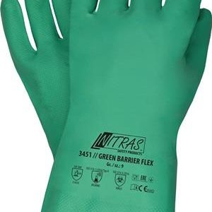 Chemikalienschutzhandschuhe Green Barrier Flex Gr.10 grün EN 388,EN 374 PSA III - VPE: 12