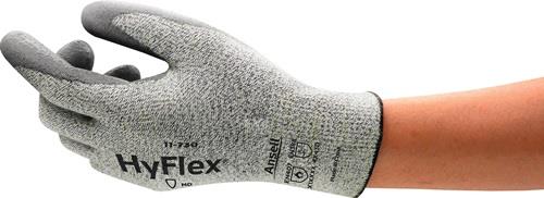 Schnittschutzhandschuhe HyFlex® 11-730 Gr.11 grau EN 388 PSA II 12 PA - VPE: 12