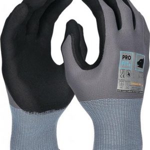 Handschuh EXTRA Gr.9 grau/schwarz EN 388/EN 407 PSA II PRO FIT - VPE: 12
