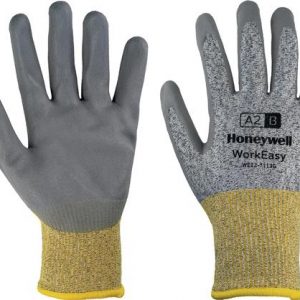 Schnitthandschuh Workeasy 13G GY PU A2/B Gr.9 grau/gelb EN 388 PSA II HONEYWELL - VPE: 10