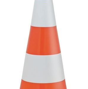 Leitkegel H.750mm tagesleuchtend G.3,4 kg,40x40cm