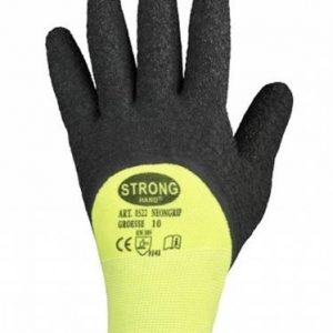 Handschuh NEONGRIP Gr.9 neongelb/schwarz EN 420,EN 388 PSA II STRONGHAND - VPE: 12