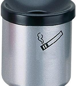 Wandascher Ø150xH145mm neusilber m.Kippvorrichtung TKG