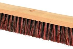 Besen Südharzer Bauernbesen Arenga/Elaston-Mix L.500mm m.Stielloch Sattelholz