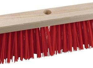Straßenbesen Elaston L.400mm m.Stielloch Flachholz