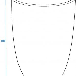 EUROPALMS LEICHTSIN CUP-69, rot, glänzend
