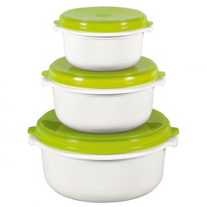 EMSA Topf-Set 'Micro Family' Starter-Set 3-teilig: 0,5 l, 1 l, 1,5 l, jeweils mit Deckel