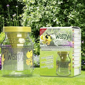 Wespen-Lebendfalle 'Waspy' 1 x Wespen-Lebendfalle, 2 x Befestigungsschnüre, 1 x Anleitung