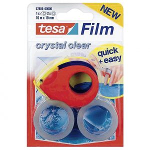 TESA 2TesaFilm quick+easy Blister Miniabroller + 2 Rollen