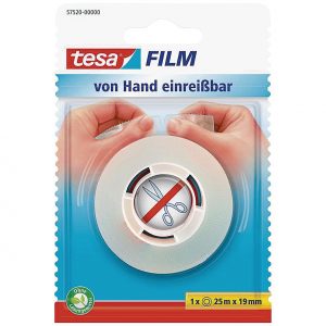 TESA tesafilm 25m/19mm einreissbar