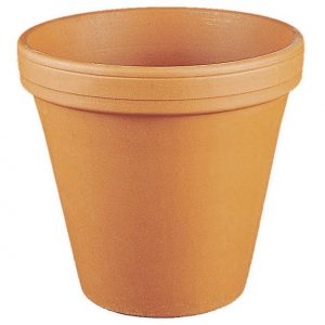 SPANG Blumentopf Ton Ø16cm konisch natur